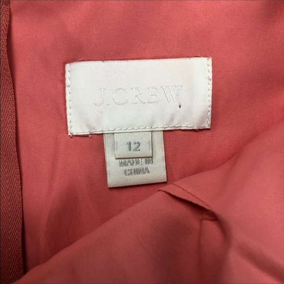 J.crew coral dress size 12 - Picture 3 of 6